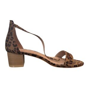 Forever Brown Leopard Stuart Sandal – Women’s 8.5, Grain-9, Chic Print